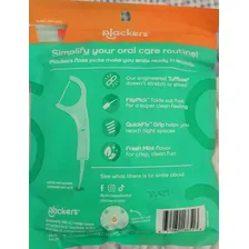 Fio dental com Haste micro mint Plackers dental flossers 150 Foto mini 3