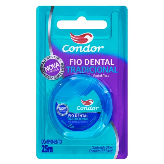 Fio dental Condor sabor tradicional 25 m Foto 1