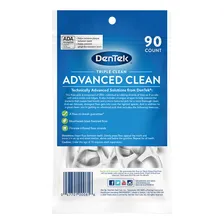 Fio Dental Dentek Floss Picks Triple Clean Adv Clean 90un Foto mini  2