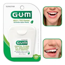 Fio dental GUM Fio Dental Fio Dental Encerado sabor menta 129 m Foto mini 3