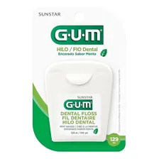Fio dental GUM Fio Dental Fio Dental Encerado sabor menta 129 m Foto mini 1