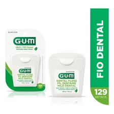 Fio dental GUM Fio Dental Fio Dental Encerado sabor menta 129 m Foto mini 2