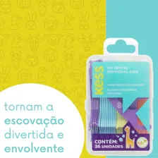 Fio Dental Individual Kids Infantil Colorido 36 Uns Kess Foto mini 4