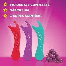 Fio Dental Infantil Com Cabo Trolls - 20 Unid Foto mini  3