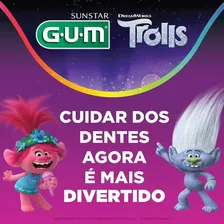 Fio Dental Infantil Com Cabo Trolls - 20 Unid Foto mini 4