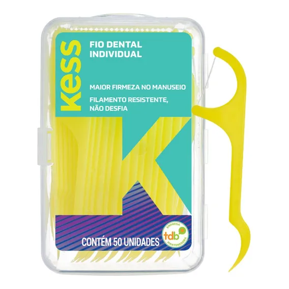 Fio dental Kess Fio Dental Kess Individual 50 un Foto 1
