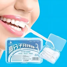 Fio Dental Palito P/ Higiene Bucal Descartável Cx C/ 100 Pcs Foto mini 2