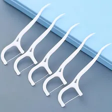 Fio Dental Palito P/ Higiene Bucal Descartável Cx C/ 100 Pcs Foto mini 3