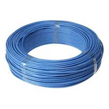 Fio Eletrico Flexivel 6mm Azul Rolo Com 100mts Foto  mini 1