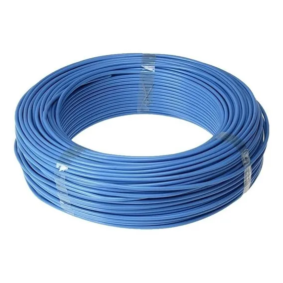 Fio Eletrico Flexivel 6mm Azul Rolo Com 100mts Foto 1