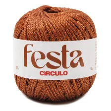 Fio Festa Circulo Com 50g 87mts Tex 571 Cor 7596- Cobre Foto  mini 1