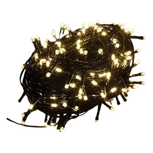 Fio Led Cordão 50 Metros 500 Leds Branco Quente Foto 1