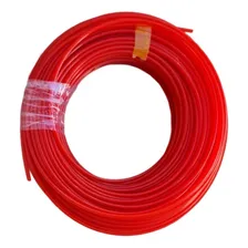 Fio Nylon 3mm Redondo 1kg 120m Nakashi Roçadeira Carretel Cor Vermelho Foto mini 1