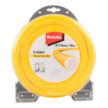 Fio Nylon 3mm Redondo Makita Roçadeira Toyama Stihl 56mt Foto mini 1