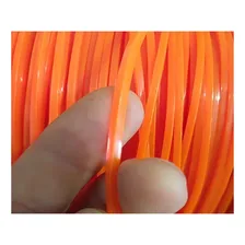 Fio Nylon Roçadeira Quadrado Linha Cortar Grama 10 Mts 2,5mm Cor Laranja Foto mini 3