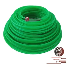 Fio Nylon Roçadeira Redondo Verde 2mm Branco Rolo 50 Metros Foto mini 2