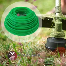 Fio Nylon Roçadeira Redondo Verde 2mm Branco Rolo 50 Metros Foto mini 4