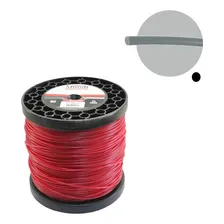 Fio Nylon Roçadeira Vermelho Redondo 2,0mm Rolo 558m Mundi Foto mini 2