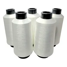 Fio Overlock 167/48 Poliéster Kit 10 Cones Com 500 Gramas Cor Branco Foto mini 1