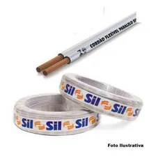 Fio Paralelo 2 X 1.00 Mm Branco (rolo 100m) [ 005.016 Foto mini 4