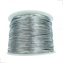 Fio Prata Para Convite Rolo Com 50 Metros 1mm Cor Prateado Foto mini  2