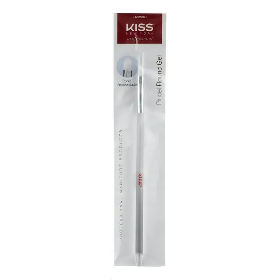 First Kiss Pincel Round Gel Ref. Uvgb01br100 Cor Branco Foto 1