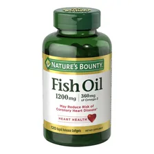 Fish oil Natures Bounty Omega 3 1200 mg 120 cápsulas Foto mini 1