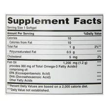 Fish oil Natures Bounty Omega 3 1200 mg 120 cápsulas Foto mini 2