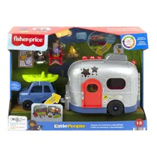 Fisher Price Little People Veículo E Trailer Hjl90 - Mattel Foto mini 1