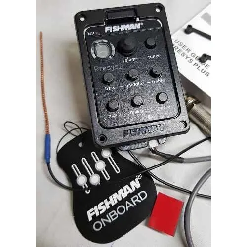 Fishman Presys 201 Captador Controle Briliance Não Mic E Foto 1