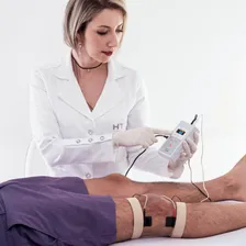 Fisio Stim Eletroestimulador Neuromuscular Portátil Tens Fes 110V/220V Foto mini  2