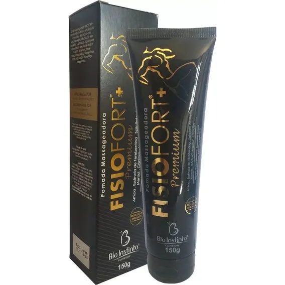 Fisiofort Premium Preta Pomada Massageadora 150g Foto 1