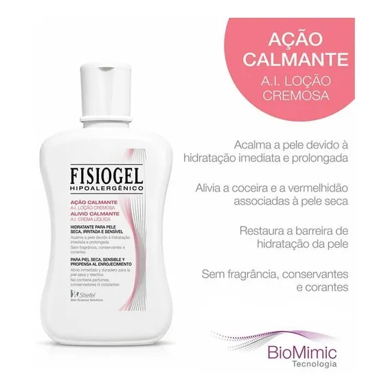 Fisiogel Ai Loção Cremosa 100 Ação Calmante Foto 1
