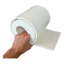 Fita Adesiva em Eva Protetor Parede Garagem Rolo Simplefix com 2m Cor Branco Foto mini 1