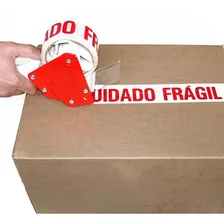 Fita Adesiva Frágil / Cuidado 48 Mm X 50 Mt - 100 Rolos Foto mini  3