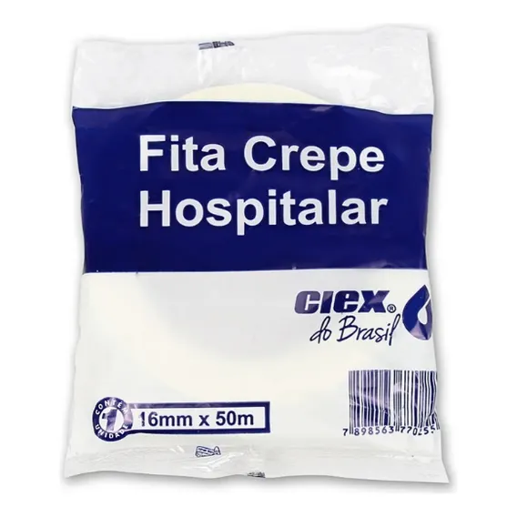 Fita Adesiva Hospitalar Branca 16mm X 50m - Ciex Foto 1