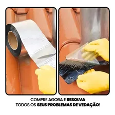 Fita Adesiva Impermeável 15cmx10m Vonder P Telhados E Calhas Foto mini 3