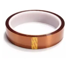 Fita Adesiva Kapton Isolante Térmica 20mm Foto mini  3