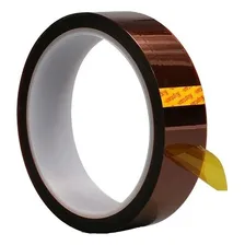 Fita Adesiva Kapton Isolante Térmica 20mm Foto mini  2