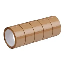 Fita Adesiva Marrom 48 Mm X 100 Mt - 5 Rolos Foto mini 2