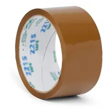Fita Adesiva Marrom 48 Mm X 100 Mt - 5 Rolos Foto mini 3