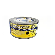 Fita adesiva para reforço Silver Tape 48x50m prata NASTRO / AFA Foto mini 1