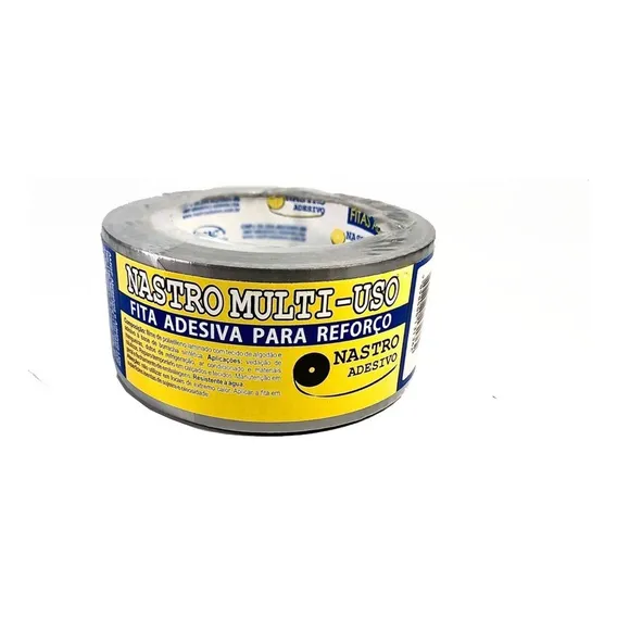 Fita adesiva para reforço Silver Tape 48x50m prata NASTRO / AFA Foto 1