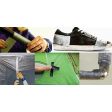 Fita adesiva para reforço Silver Tape 48x50m prata NASTRO / AFA Foto mini 4