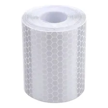 Fita Adesiva Refletiva Decorativa Automotiva 1mx5cm Cor Branco Foto mini 1