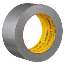 Fita Adesiva Reforçada Prata Vonder 50mm X 25m Silver Tape Foto mini 2