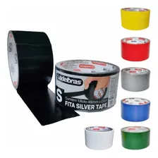 Fita adesiva silver tape Adelbras Silver Tape 5m x 4.8cm Foto  mini 1