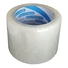 Fita Adesiva Super Larga 7cm - 12 Un C/ 100 Metros 2 Cores Cor Transparente Foto mini 1