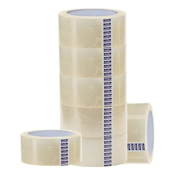 Fita Adesiva Transparente Larga 45mmx100m 05 Rolos Embalagem Foto 1