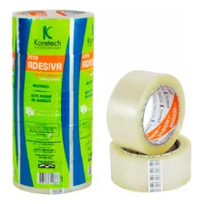 Fita Adesiva Transparente Larga 48 Mm X 100 Mt - 5 Rolos Foto mini  2